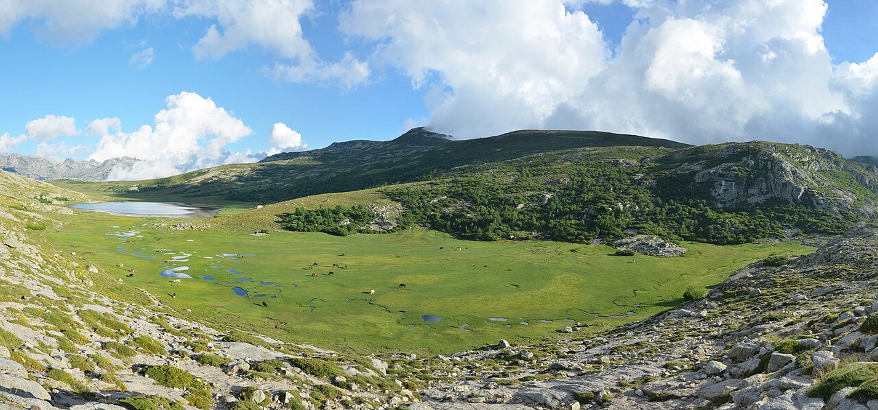 The mountain lake Lac de Nino