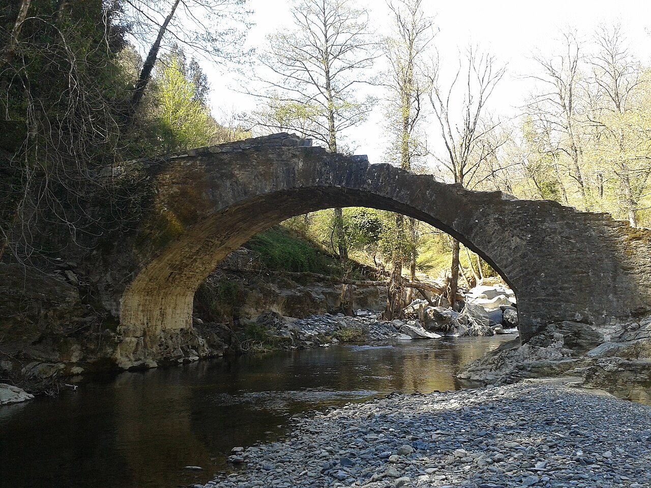 A Genoese bridge in Corsica