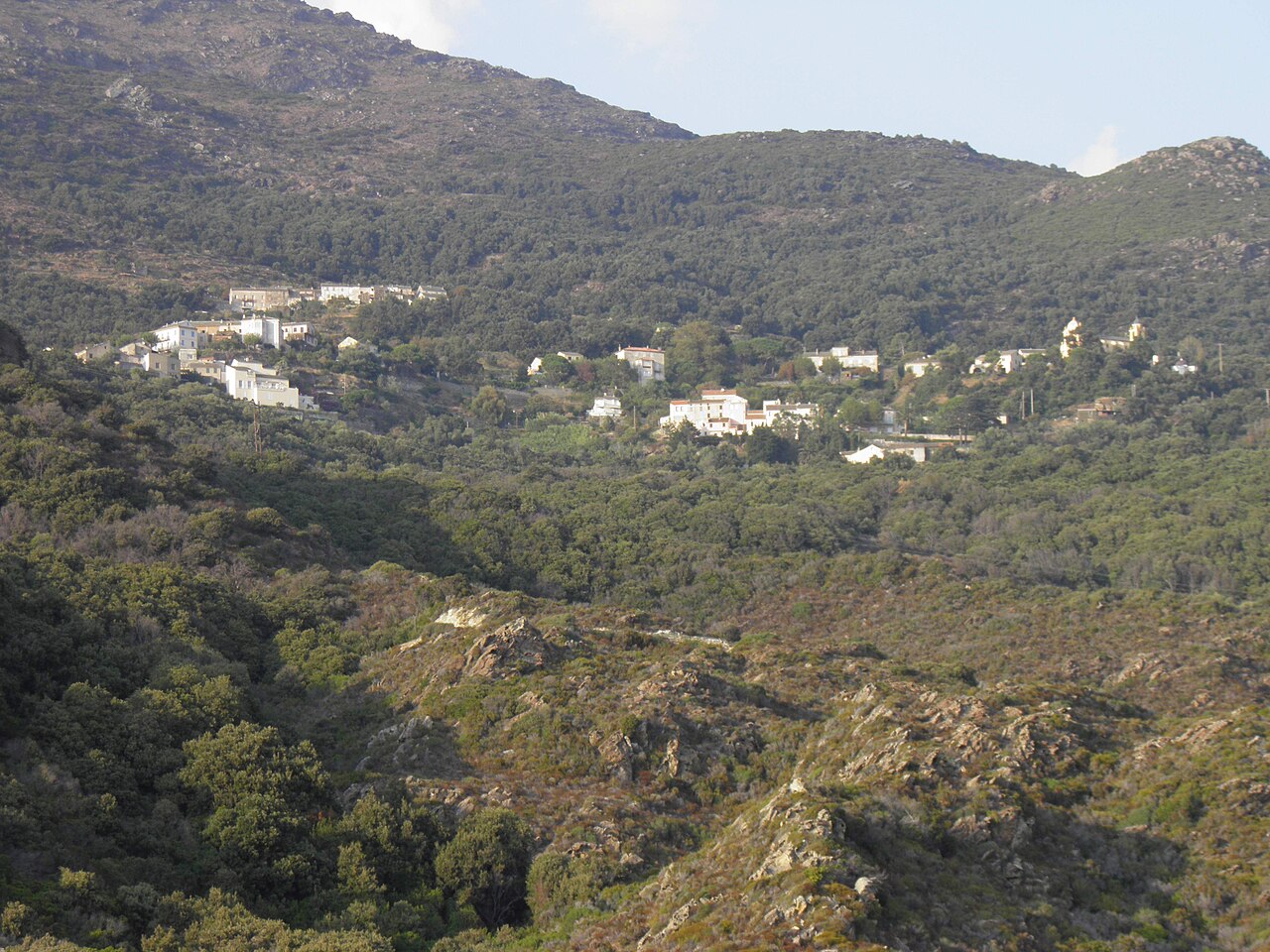 Mountain landscape of Corsica